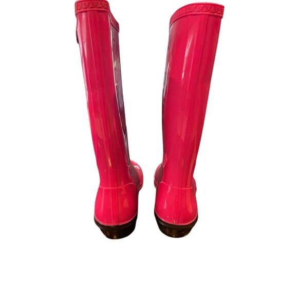 UGG Women's Pink Rain Boots Size 10 Pull On Fall Weather New - Picture 7 of 11